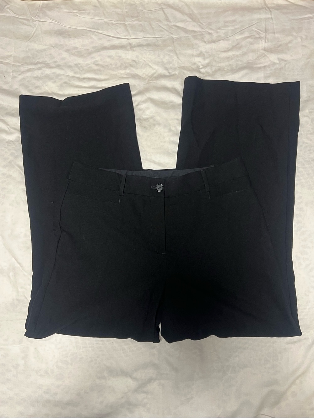 High Waist Curvy Wide Leg Trousers Workwear Office Chic